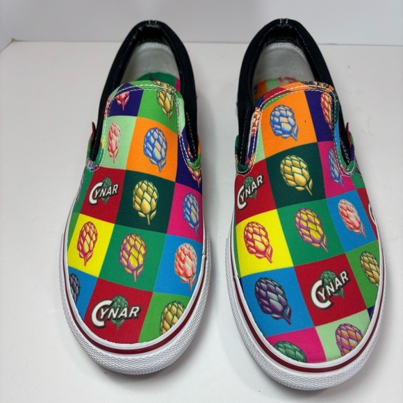 Cynar, Vans-Style Slip-On Shoe. Mens Size 7.  Custom. Never Worn. - Picture 2 of 7